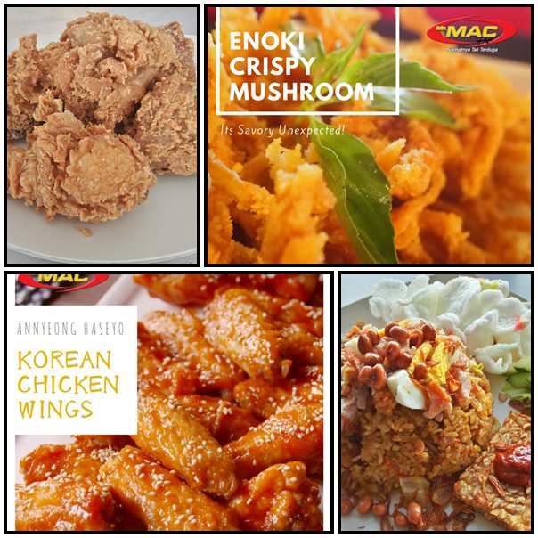 menu yang ada di mr mac