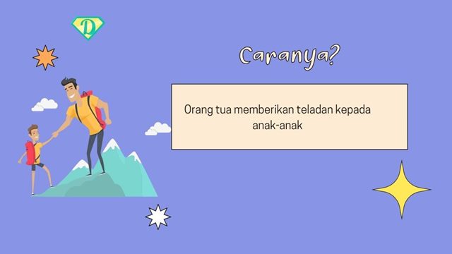 orang tua menjadi teladan