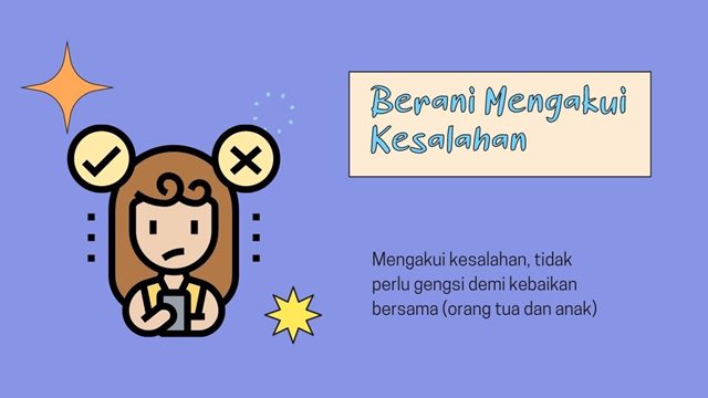 berani mengakui kesalahan