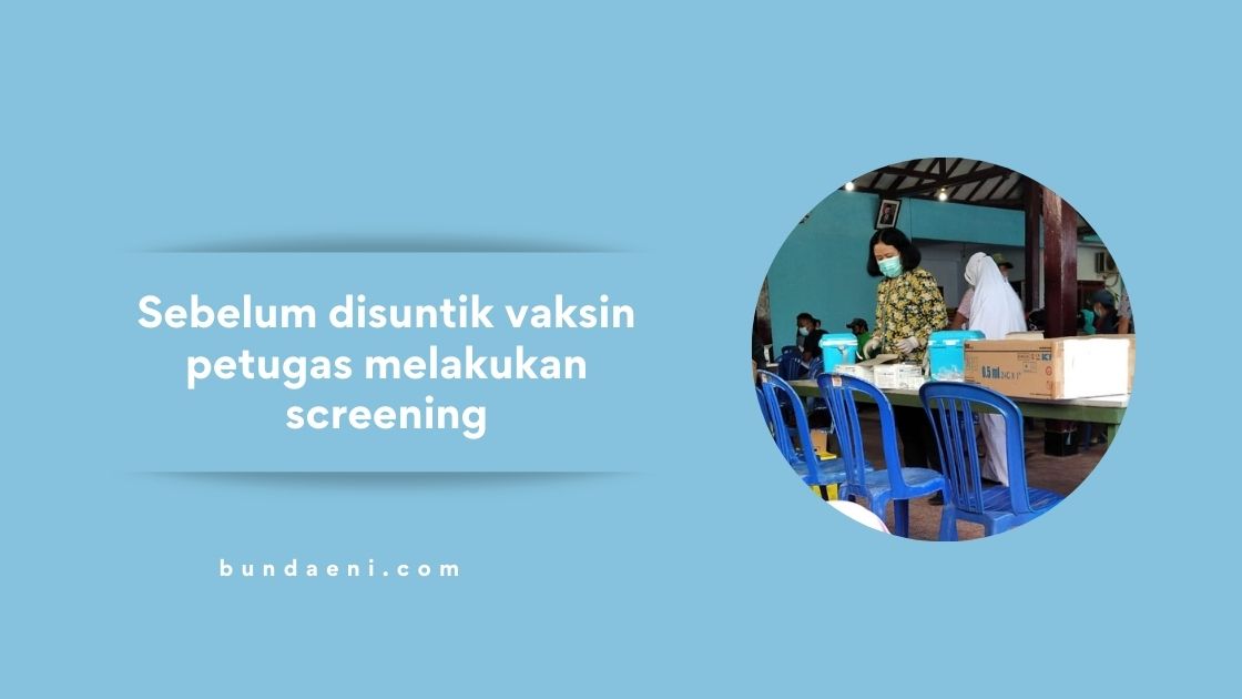 persiapan suntik vaksin