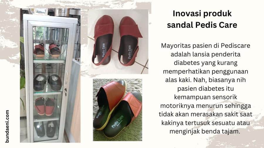 inovasi produk sandal Pedis Care
