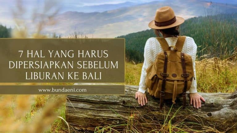 persiapan liburan ke bali