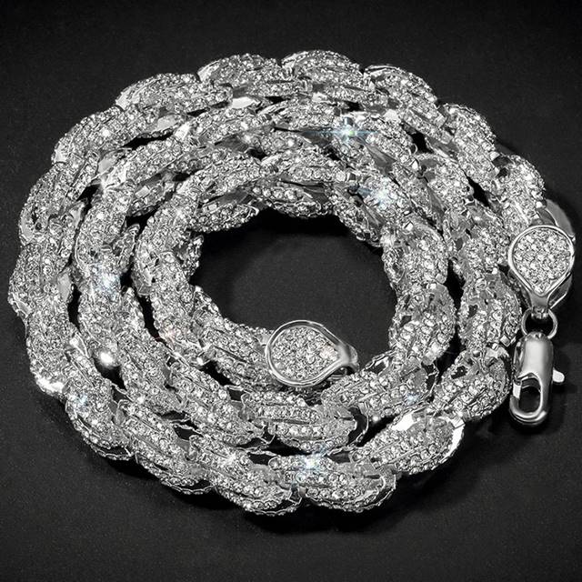 Iced Out Rope Chain